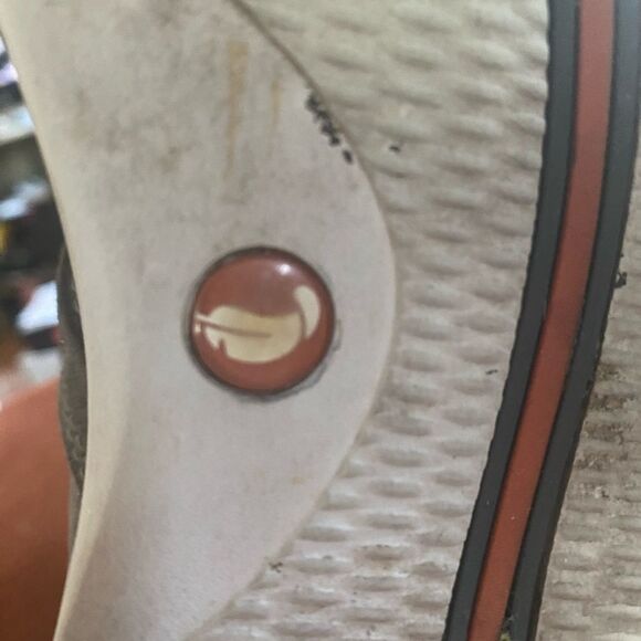 Clarks Men's size US 10 Wide Gray Casual Shoes with Ecco insoles - Picture 9 of 11